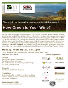 022216 How Green Is Your Wine Flyer